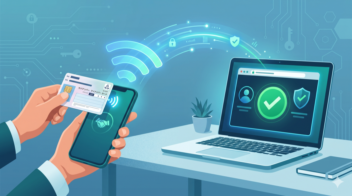 リーダーレス WebAuthn 完成 — スマホNFCがマイナを認証器にする最後の1マイル